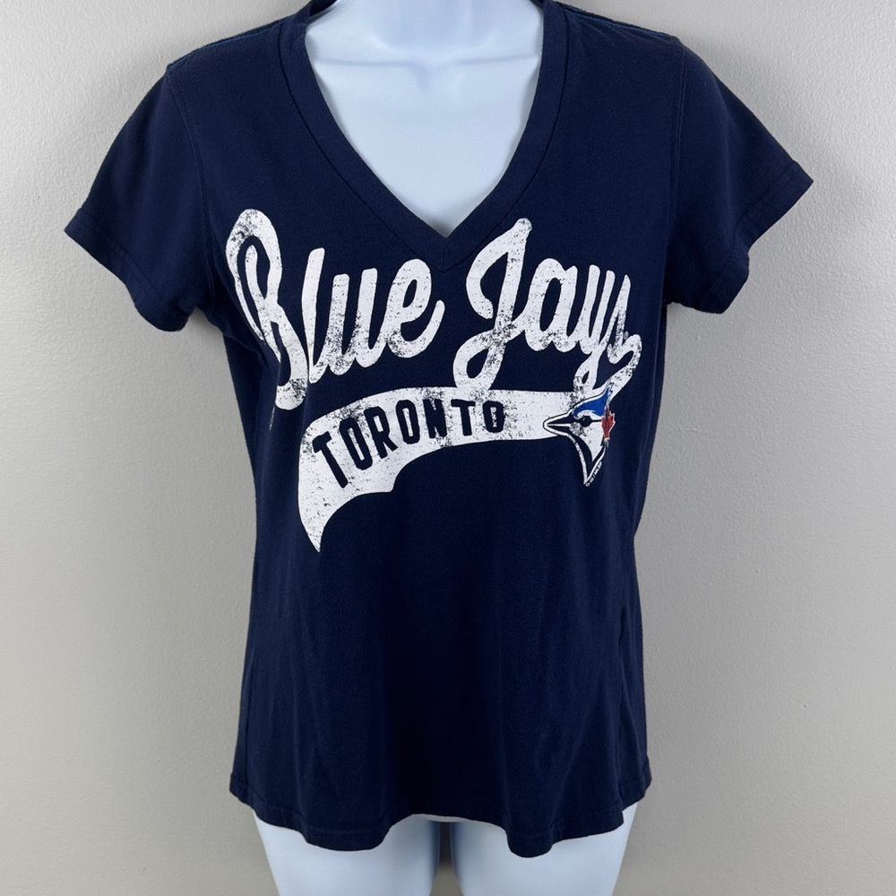 ✨3/$25✨ Toronto Blue Jays Women's Navy T-Shirt - S